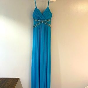 Brand new blue prom dress